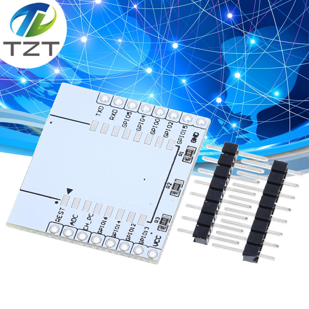 10PC ESP8266 serial WIFI Module Adapter Plate Applies to ESP-07, ESP ...