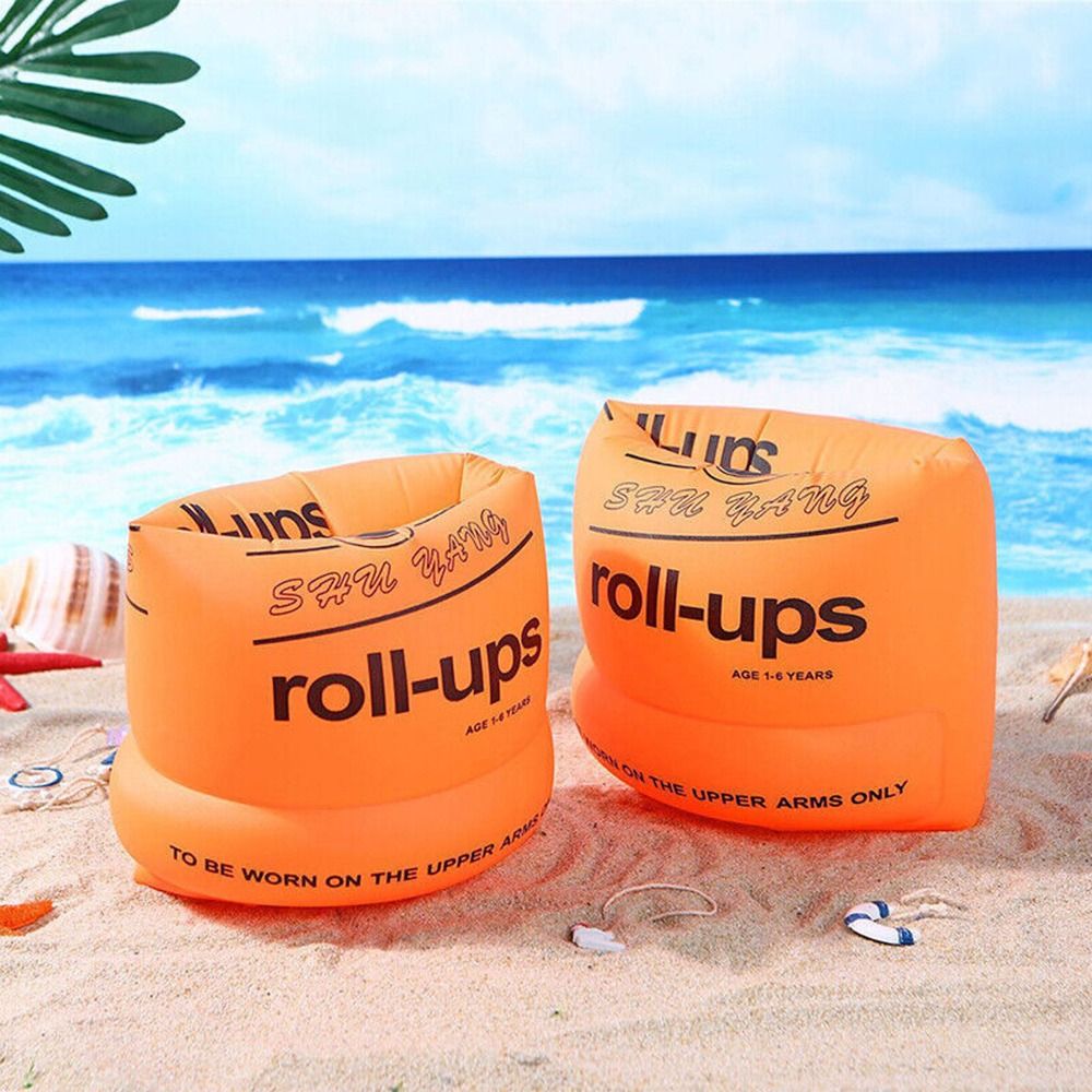 2Pcs Pool Armbands Safety Training Swimming Circle Swim Pool Floating Arm Bands Ring Swimming Arm Ring Inflatable Floats Hand Float Armbands. 