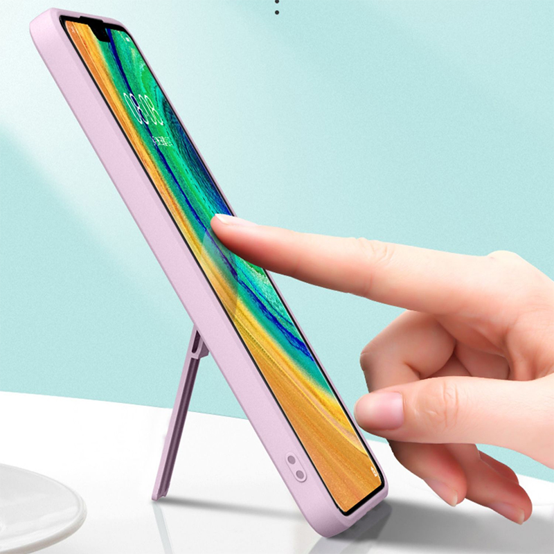 Luxury Soft Silicone Case Cover With Holder Stand For OnePlus One Plus 11 10 12 9 9R 8 7T 12R 11R ACE Pro 5G Phone Case Funda. 