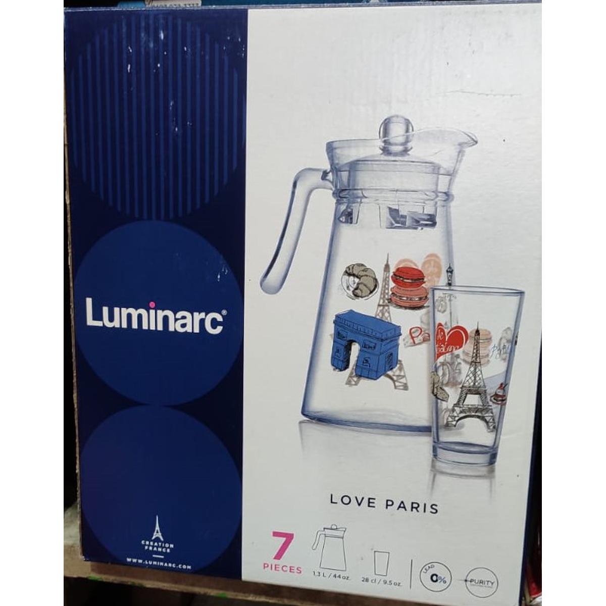 Luminarc Water Jug And Juice Jug And Pitcher