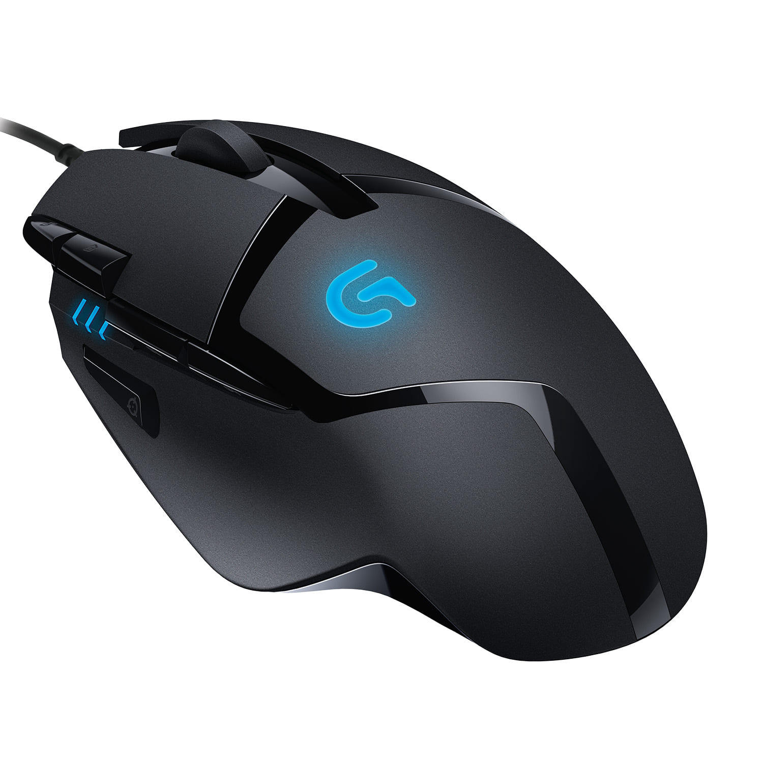 Logitech G402 Hyperion Fury Wired Gaming Mouse, 4,000 DPI, Lightweight, 8 Programmable Buttons, Compatible with PC / Mac - Black. 