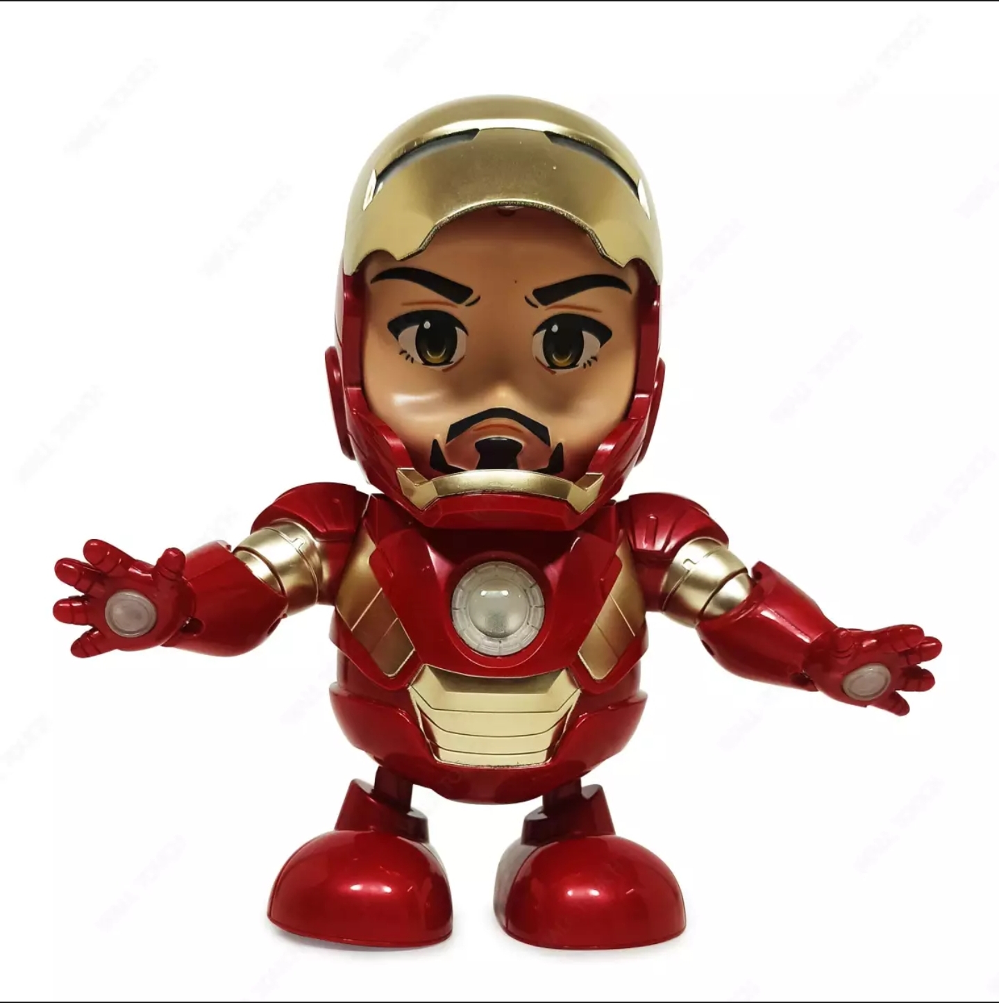 Iron Man-Dance Hero Super Hero  Iron Man  Dancing Robot Toy With Real Dance Move, Music And Lights For Kids. 