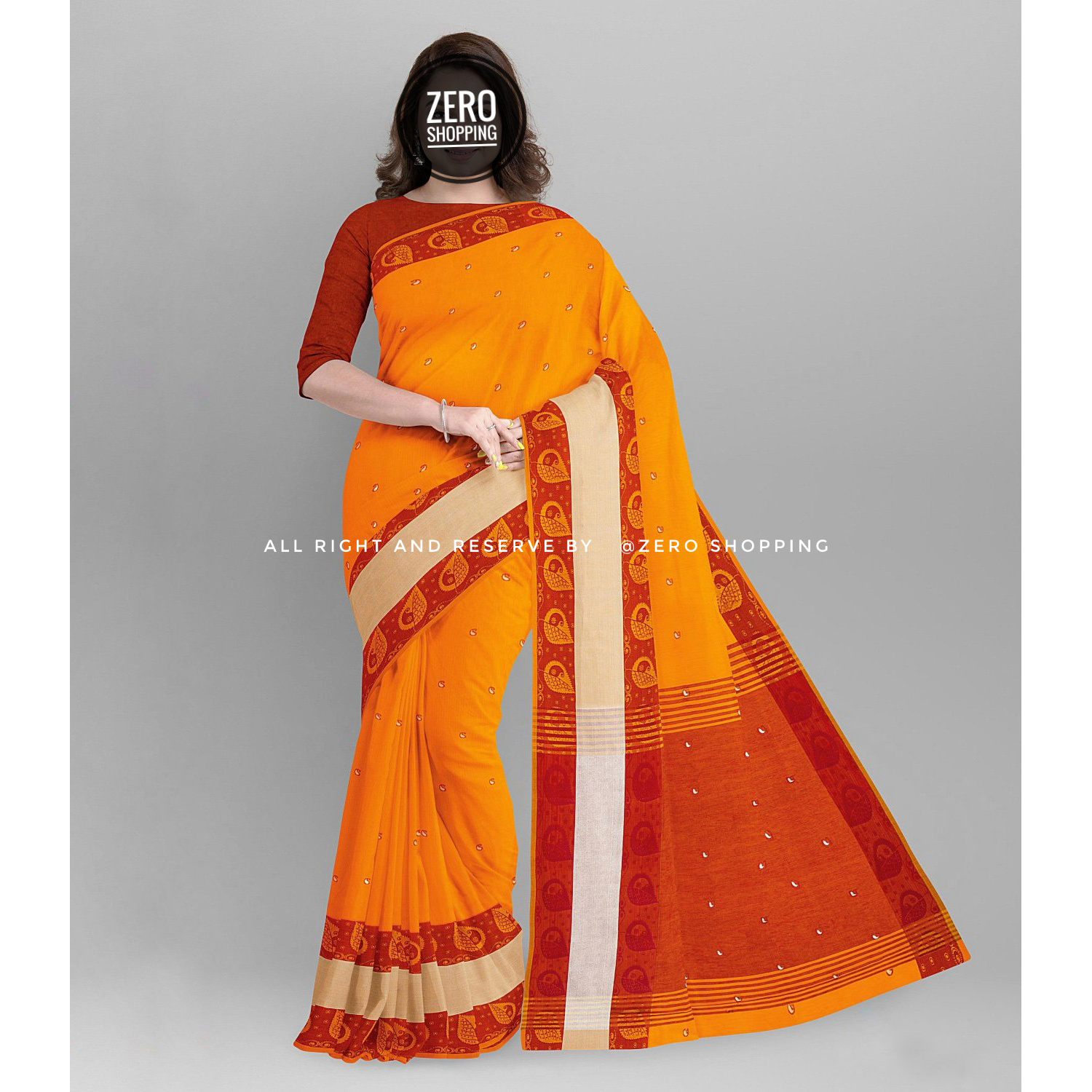 Boishakhi, Falgun, Bridal Ceremony & Formal Useable Sharee  with running blowa piece. 