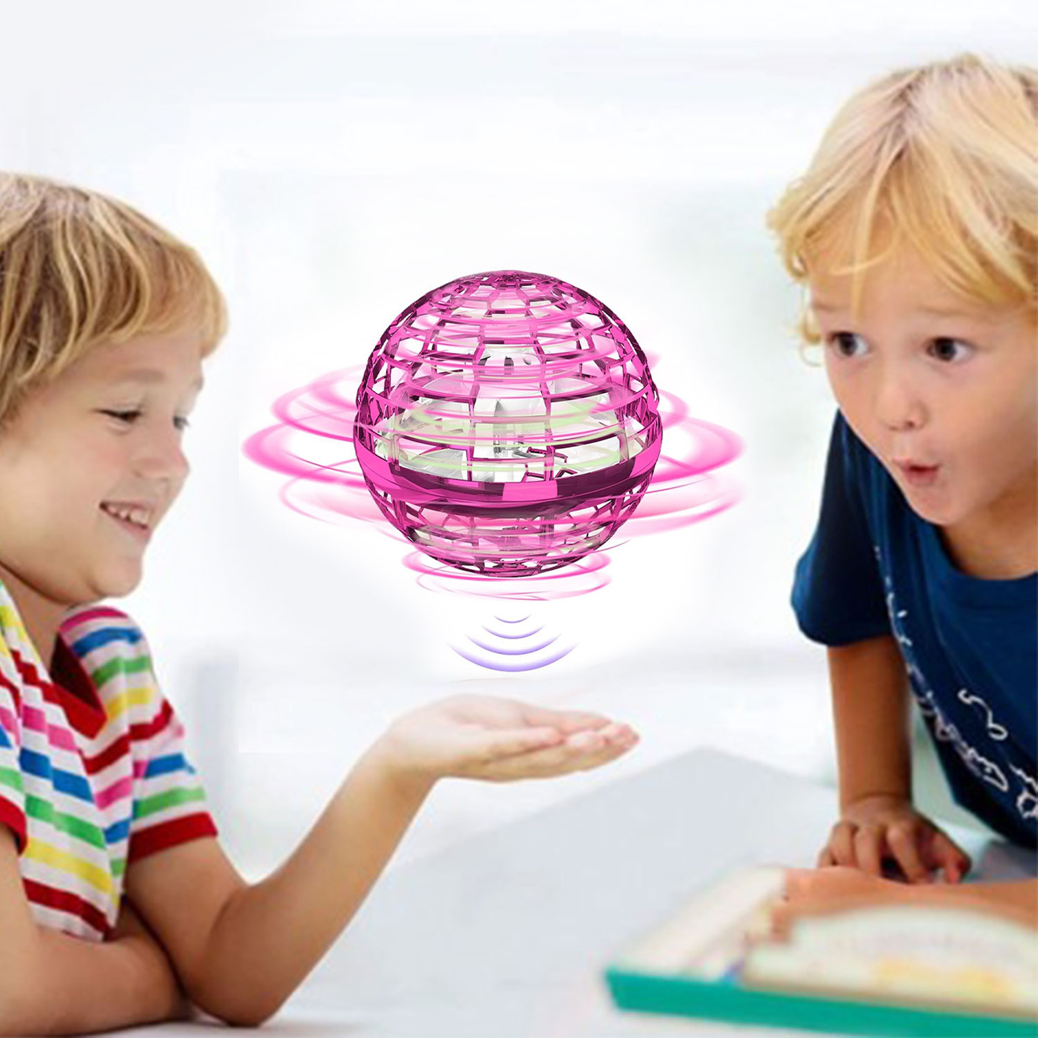 Controllable Magic Ball Flying Ball Boomerang 360° Rotating Fly Ball Magic Drone Orb Flying Spinner Fidget Toys Party Games Kids Toys