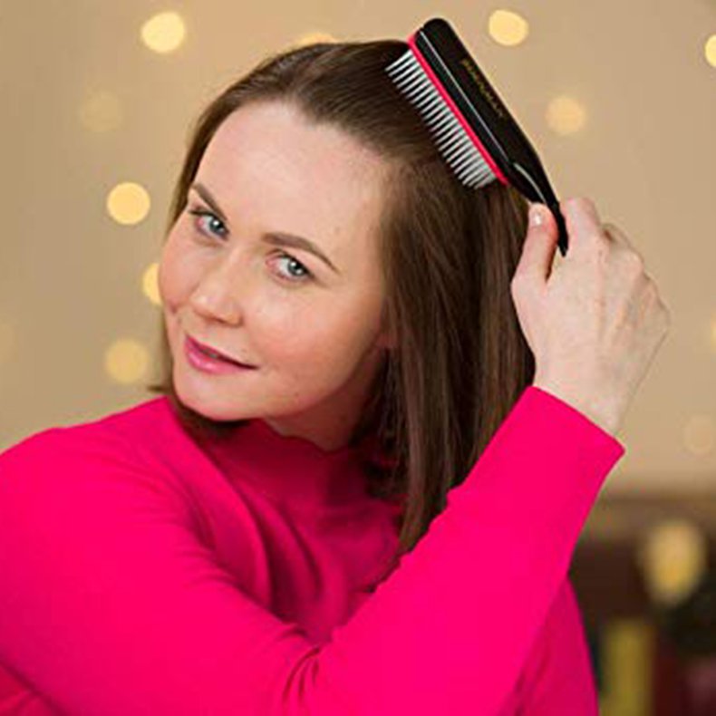 Classic Styling Brush ABS 9 Rows - D3 - Hair Brush for Blow-Drying & Styling Detangling Separating Shaping & Defining Curls 1 PCS. 