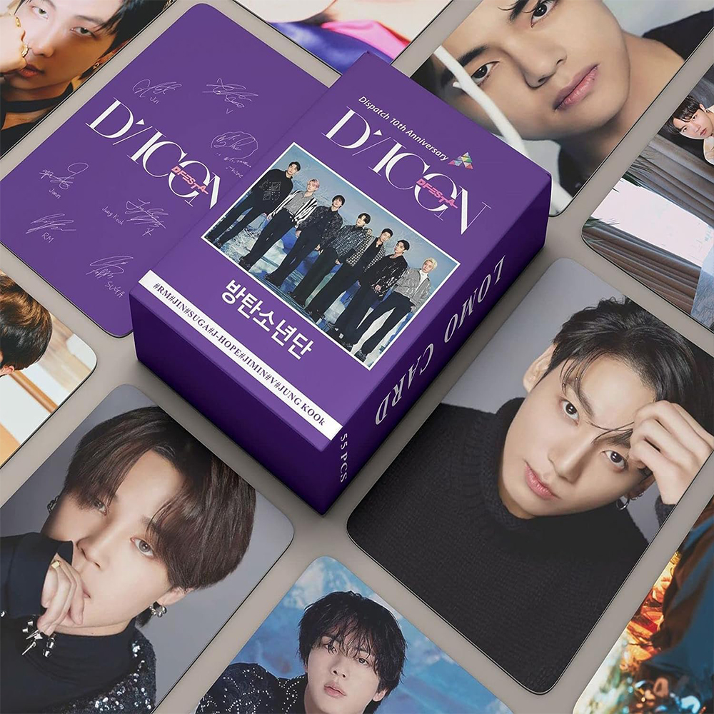 BTS 55Pcs/Box K-POP Bangtan Boys All Album Photocard/Lomocard. 