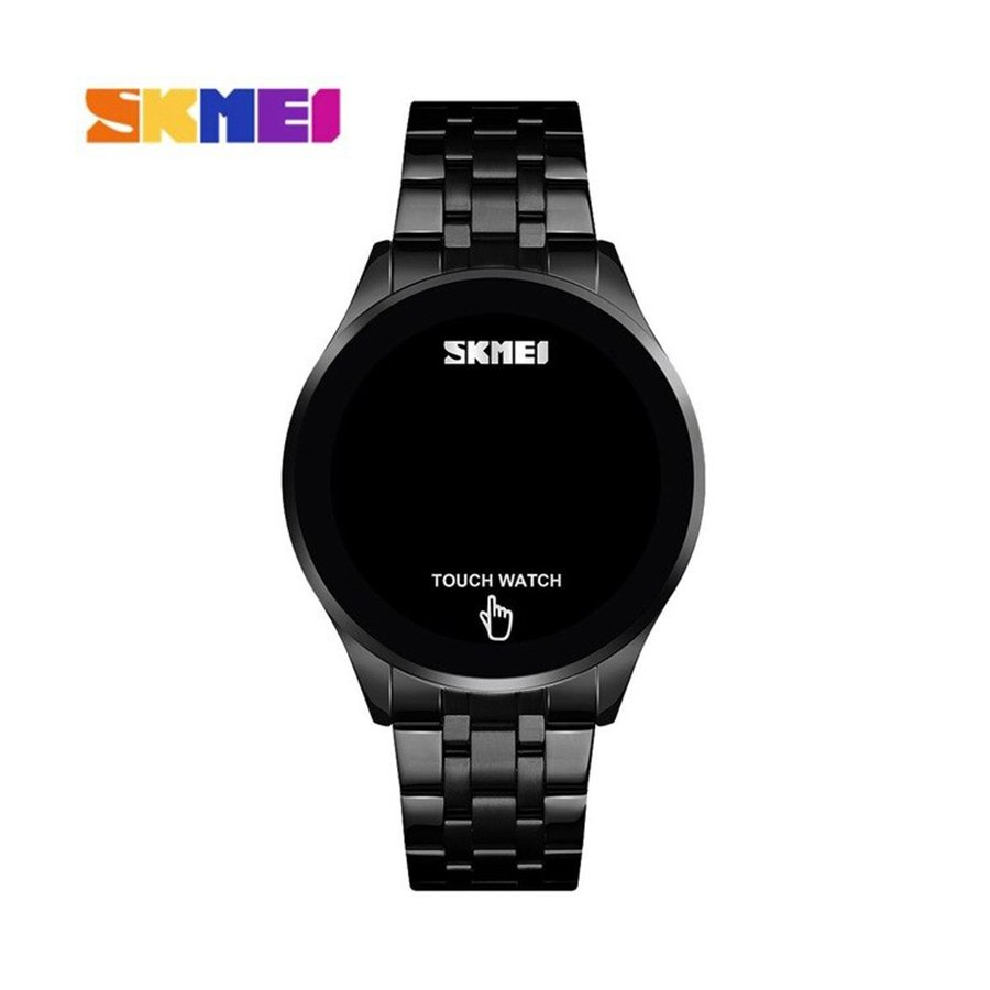 SKMEI 1579 LED Watch Touch Screen for Men Black Daraz .bd