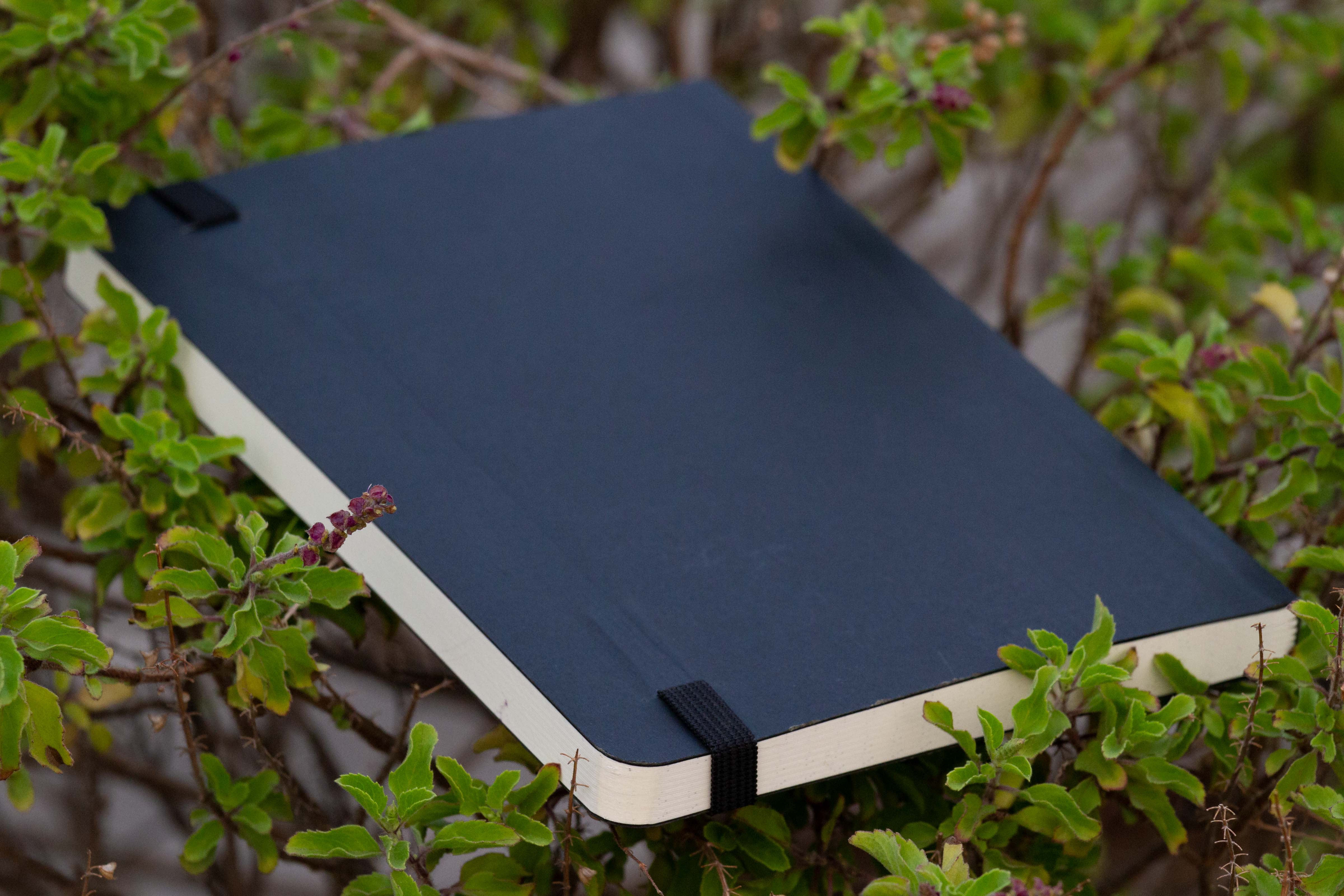 Daily Journal Black Notebook With Elastic Band - Notebook. 