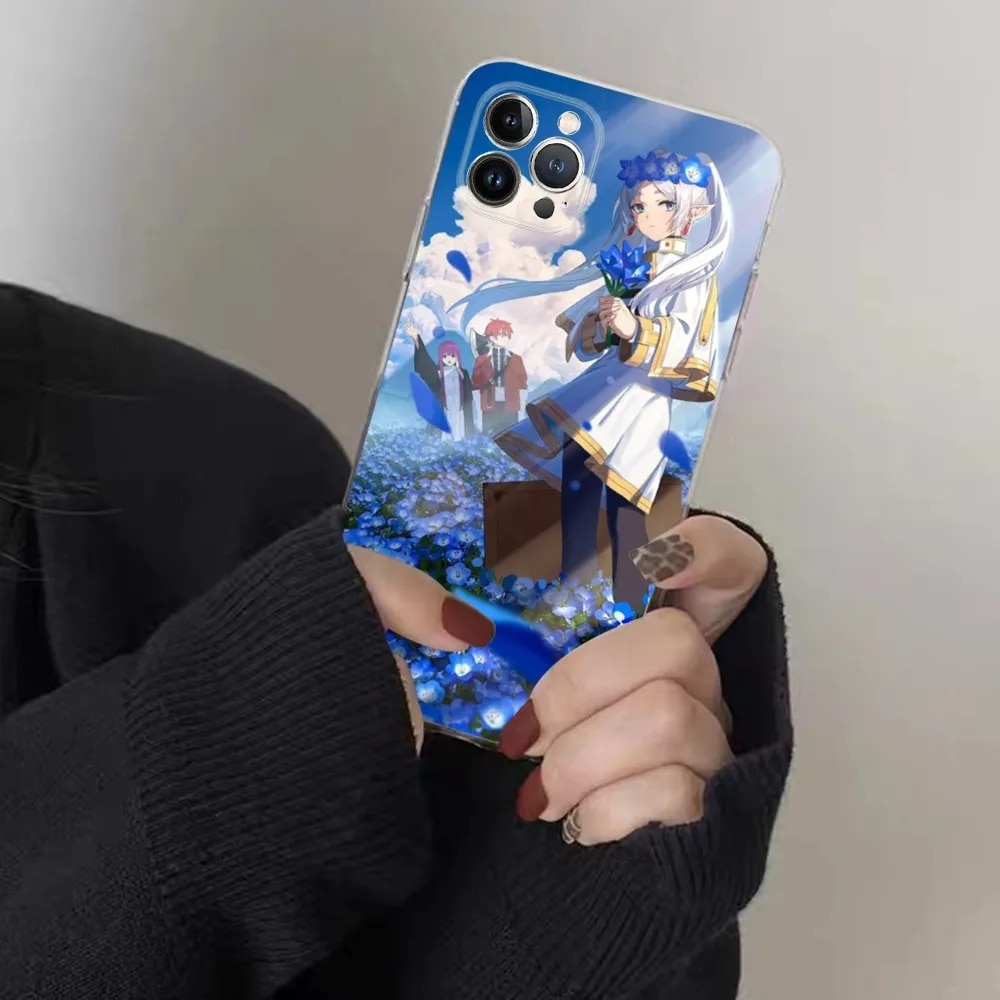 Frieren Beyond Journey's End Phone Case for iPhone 15 8 7 6 6S Plus X SE 2020 XR XS 14 11 12 13 Mini Pro Max Mobile Case. 