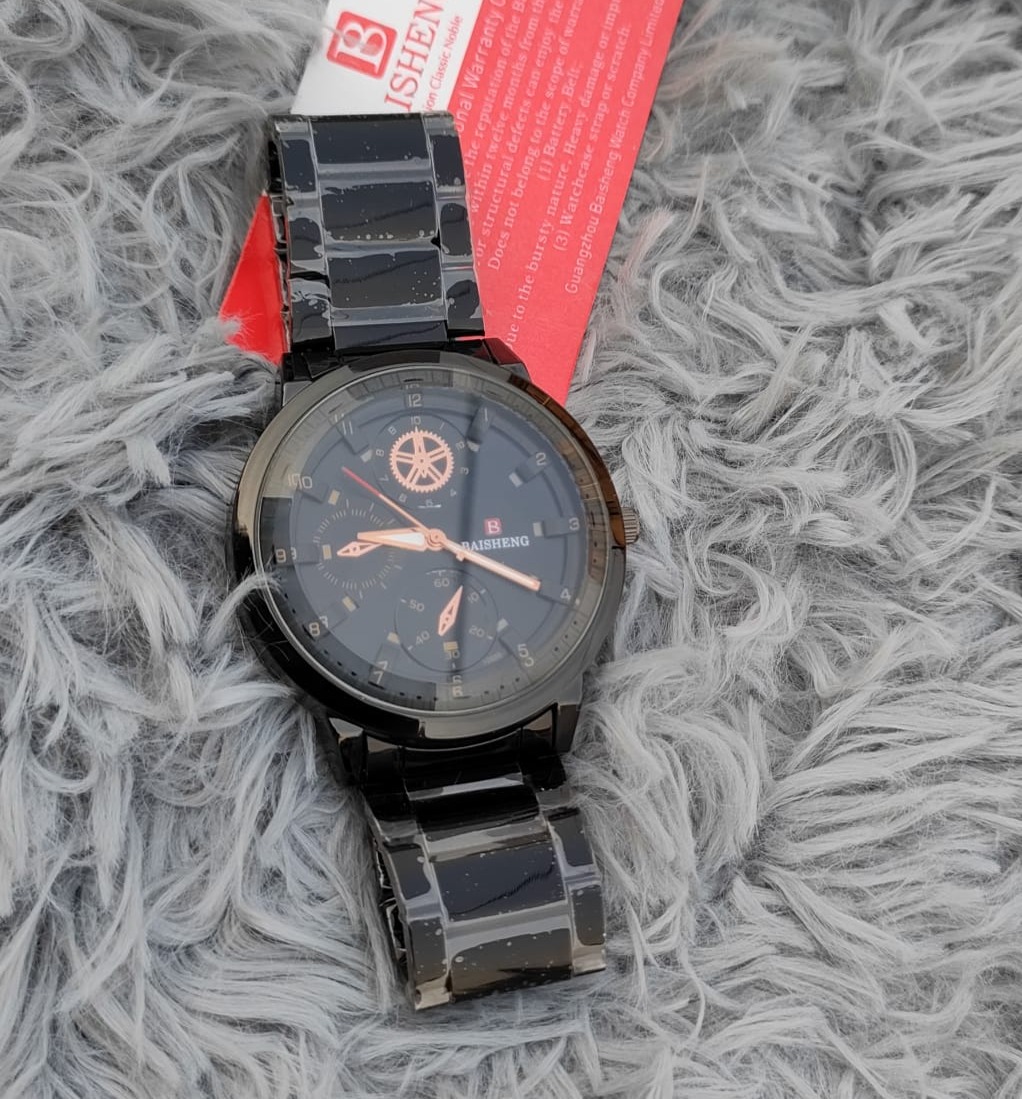 Baisheng Stainless Steel Analog Fashion Watch For Men