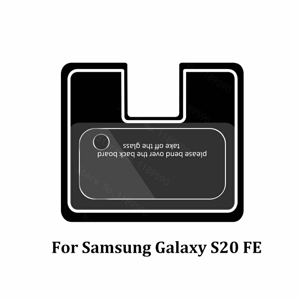 S20FE Clear HD Camera Lens Protector for Samsung Galaxy S20 FE (Fan Edition). 