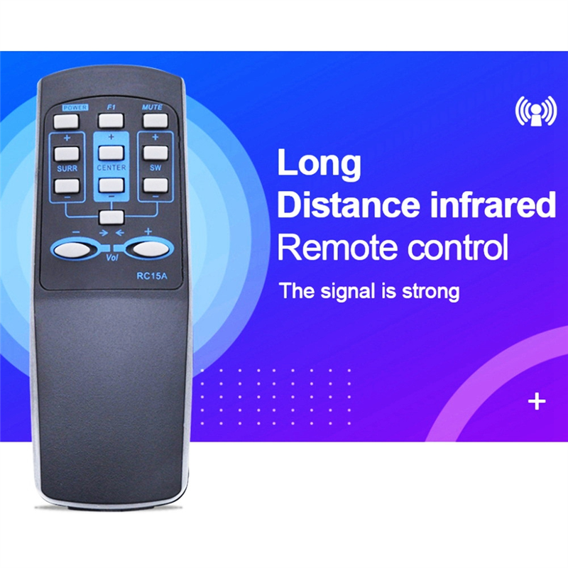 2X Remote Control Suitable for Sound Speaker System R501T04/S5.1M RC15A/RC16 R501T RC16 RC15T. 