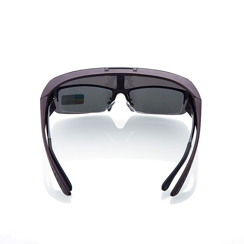 Stgrt Men Fit Over Sunglasses Polarized Plastic Frame With Lens Folding Wear On Regular Prescription Glasses. 