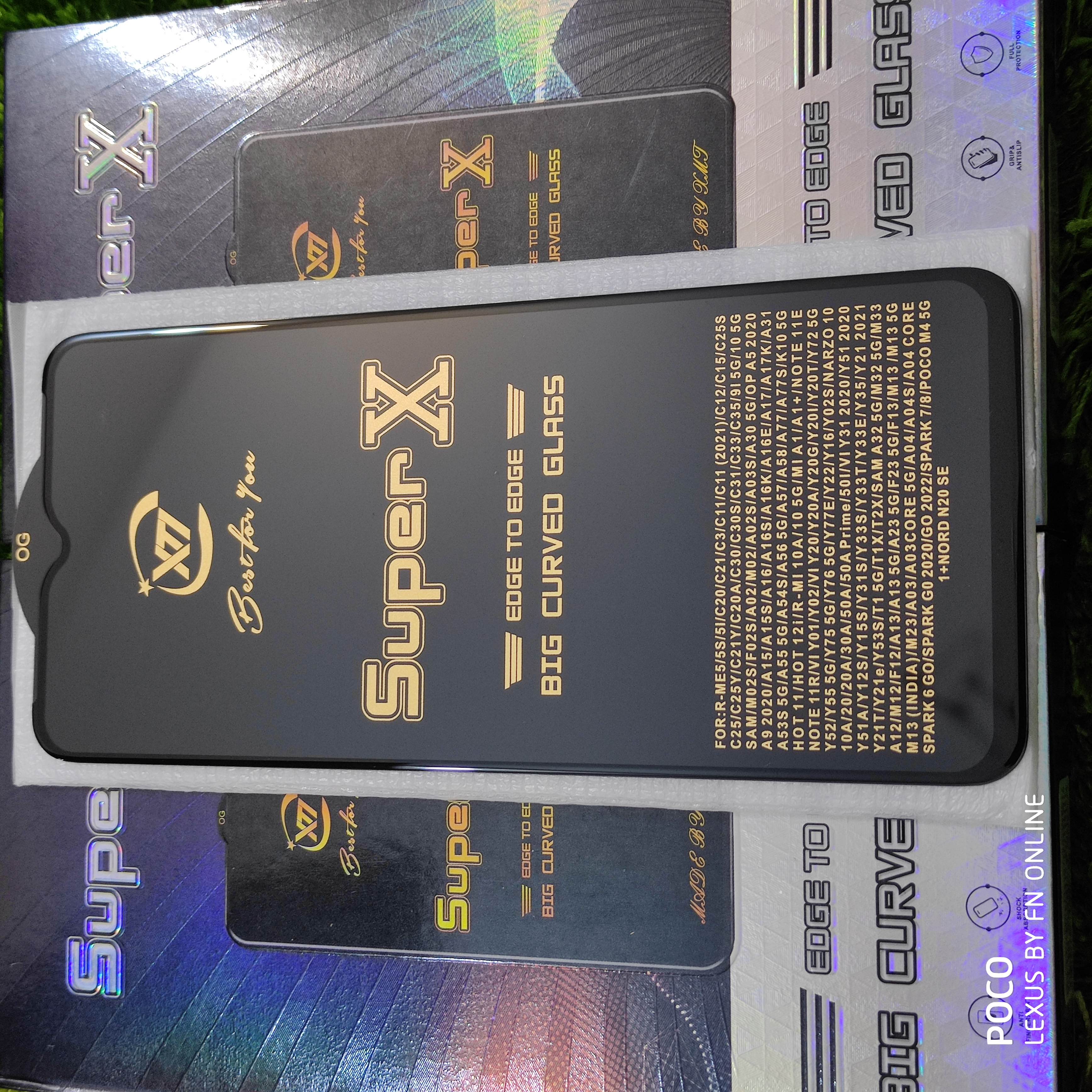 【FUPANG】Super X Glass Protector for Vivo Y20, T1X,Y36i,Z3,Y55,Y21A,Y77,Y12A,G2,Y15A,Y11 5G,Y20s, (India),iQOO Z6 Lite,T2x,Y33S,Y53S,Y31,Y51,Y12S,Y72,Y75, Y76,Y51A,Y31S,Y33T,Y21T,Y21E,Y20G,Y20I