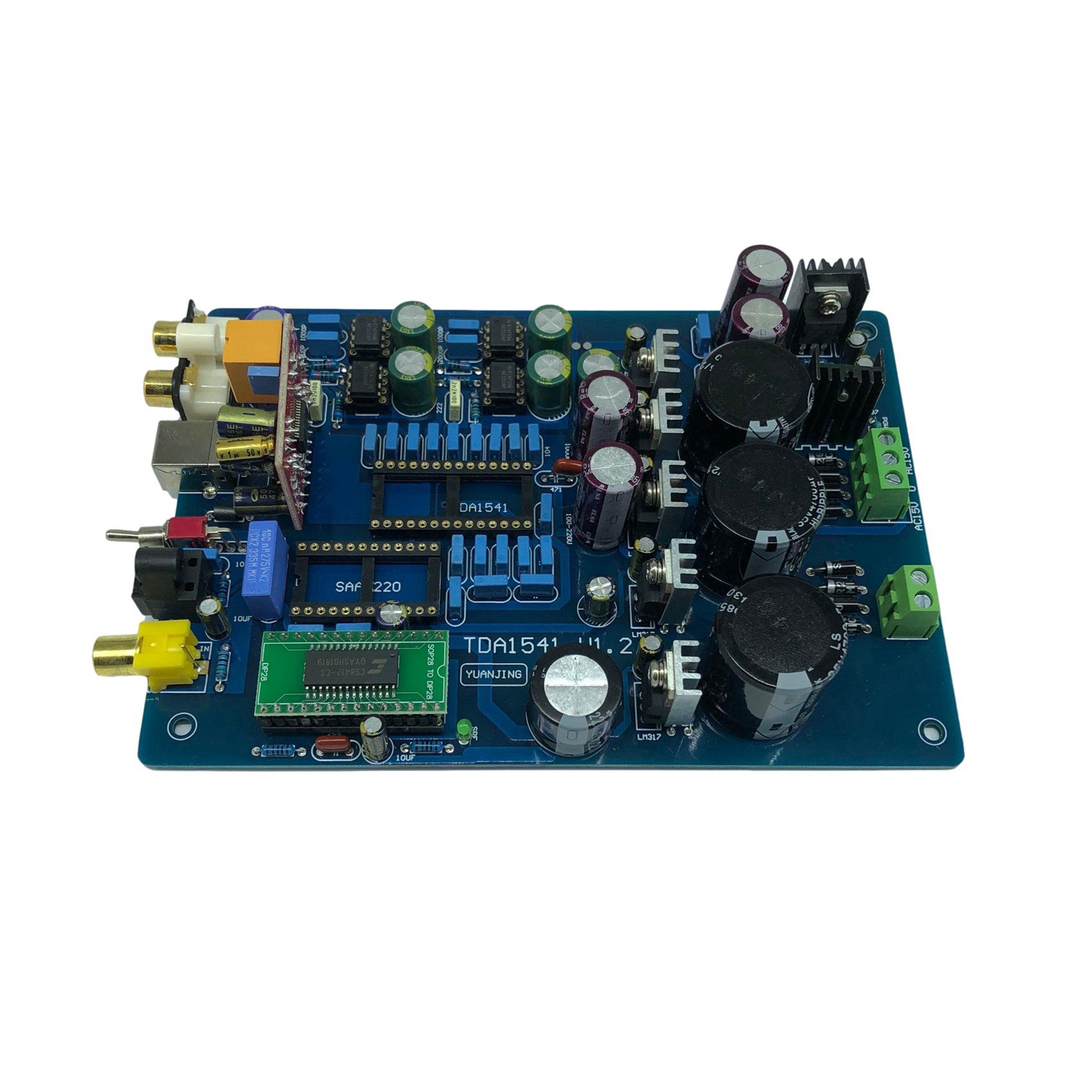 CYJ-TDA1541 Coaxial Decoder Board (Excluding TDA1541 and SAA7220 IC)