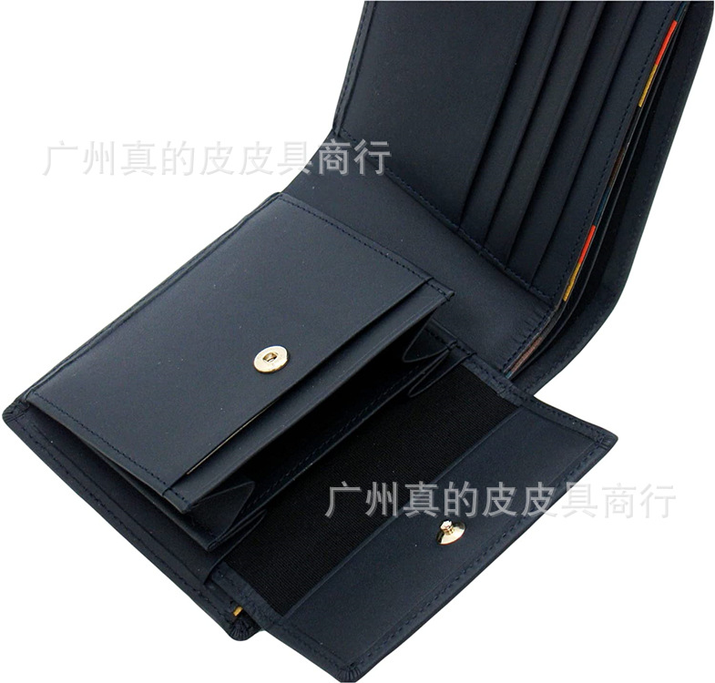 ew Leather Wallet ero Wallet en's FI Anti theft rush ersonalized Color Line Wallet Wallet Wallet Clip. 