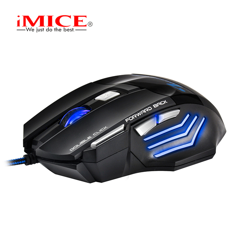 Gaming Mouse 7 Button LED USB Computer Mouse Gamer Ergonomic Wired iMice X7 Silent Mouse With Backlight For PC Laptop. 