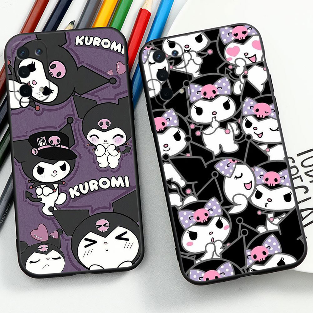 Cartoon Kuromi Cute Phone Case For OPPO A98 A96 A94 A93 A92 A92S A91 A78 A74 A73 A72 A58 A57 A55 A54 A53 A52 A17 A16 A15 Cover. 