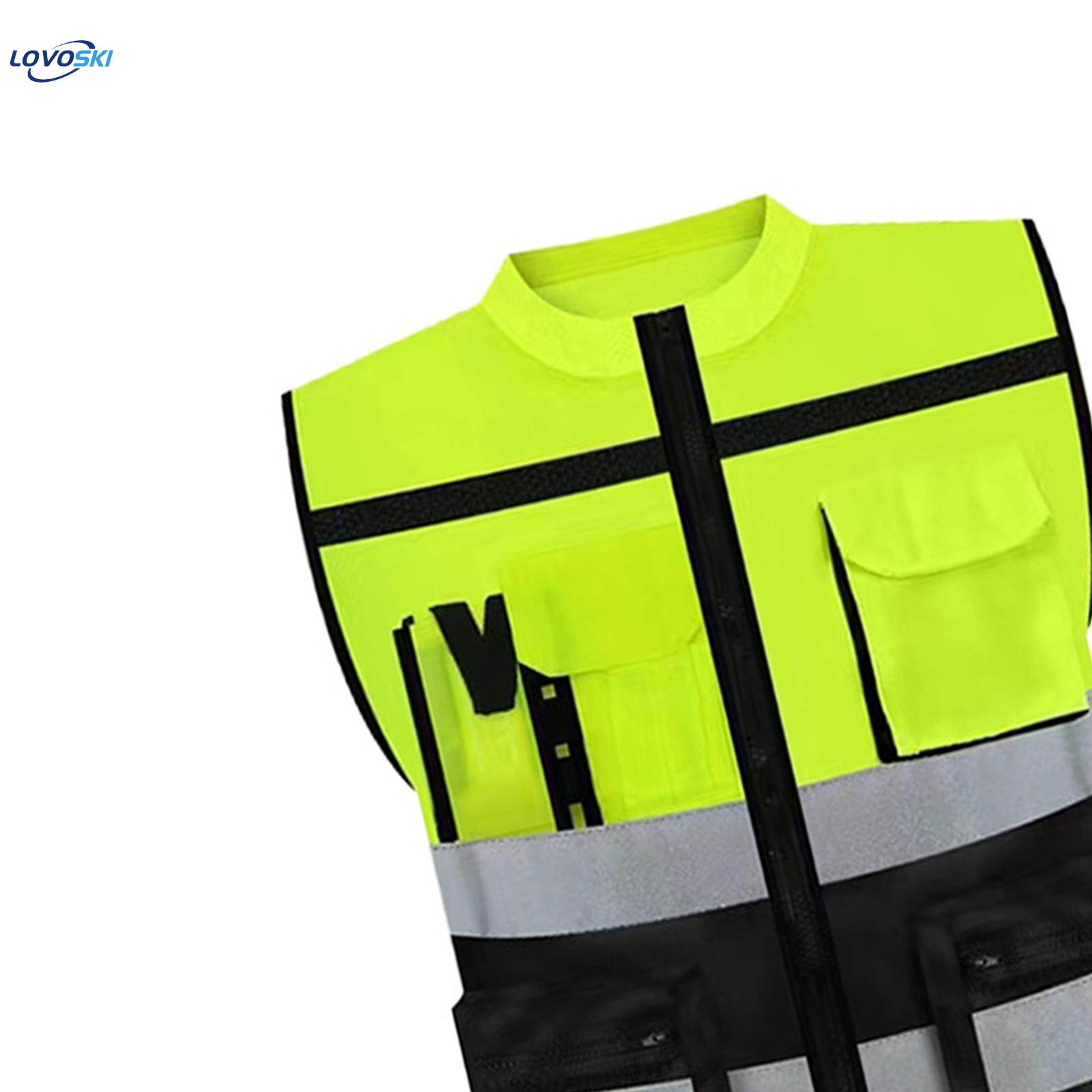 Reflective Vest Comfortable Workwear for Running Dog Walking Hiking. 