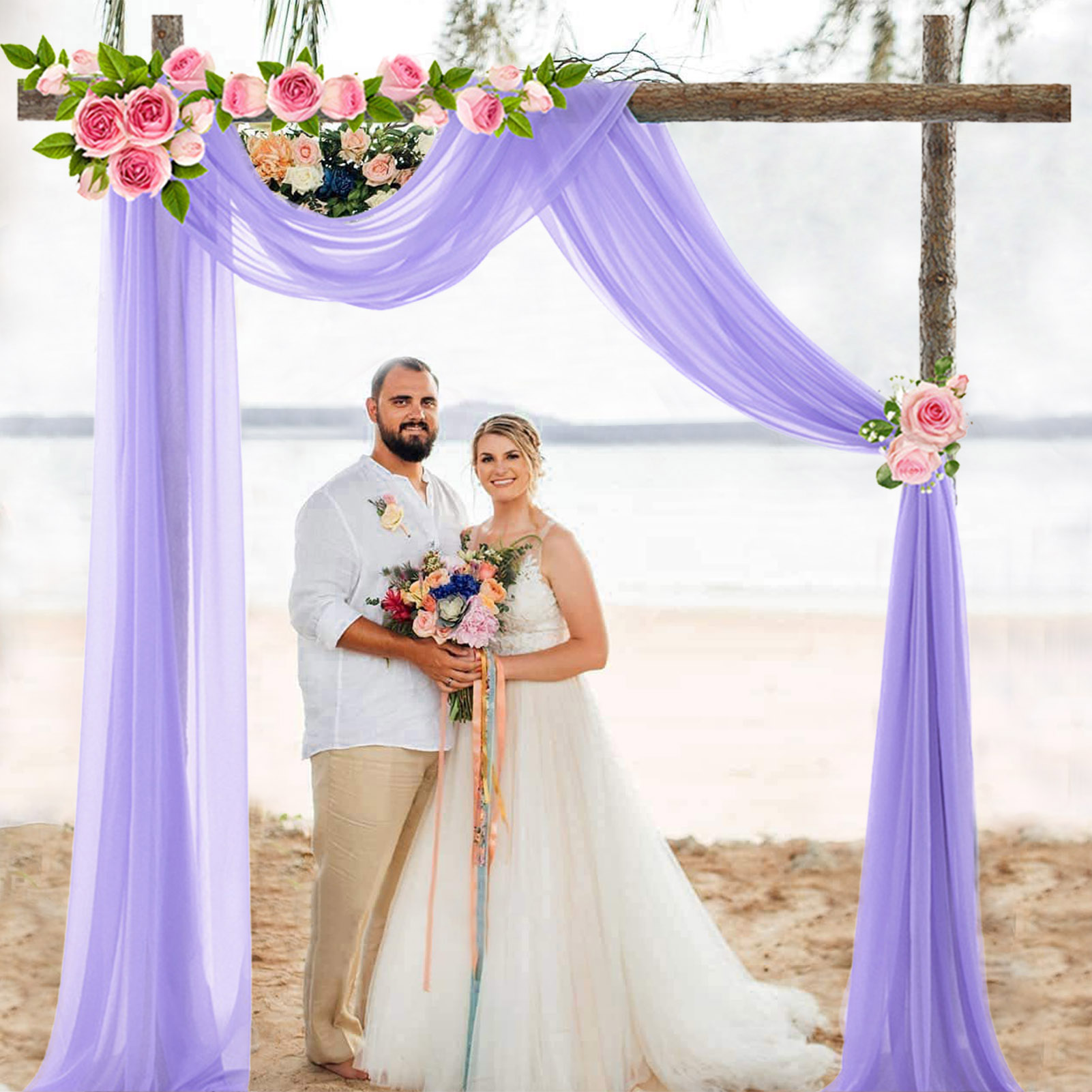 Childrenworld Backdrop Curtain Smooth Premium Ceremony Reception Draping Swag. 