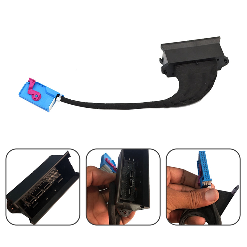 1 Piece 1J0 972 977 1J0972977 for B6 B7 R36 Instrument Cluster Adapter 36 to 32 Pins Plug&Play Wire Cable Harness Replacement Accessories. 