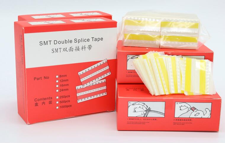 【VisioN Shop】8mm 12mm 16mm 24mm SMT double splice tape Double Rectangular Splice Tape Film Joining Splicing Tape Using Rest Components. 