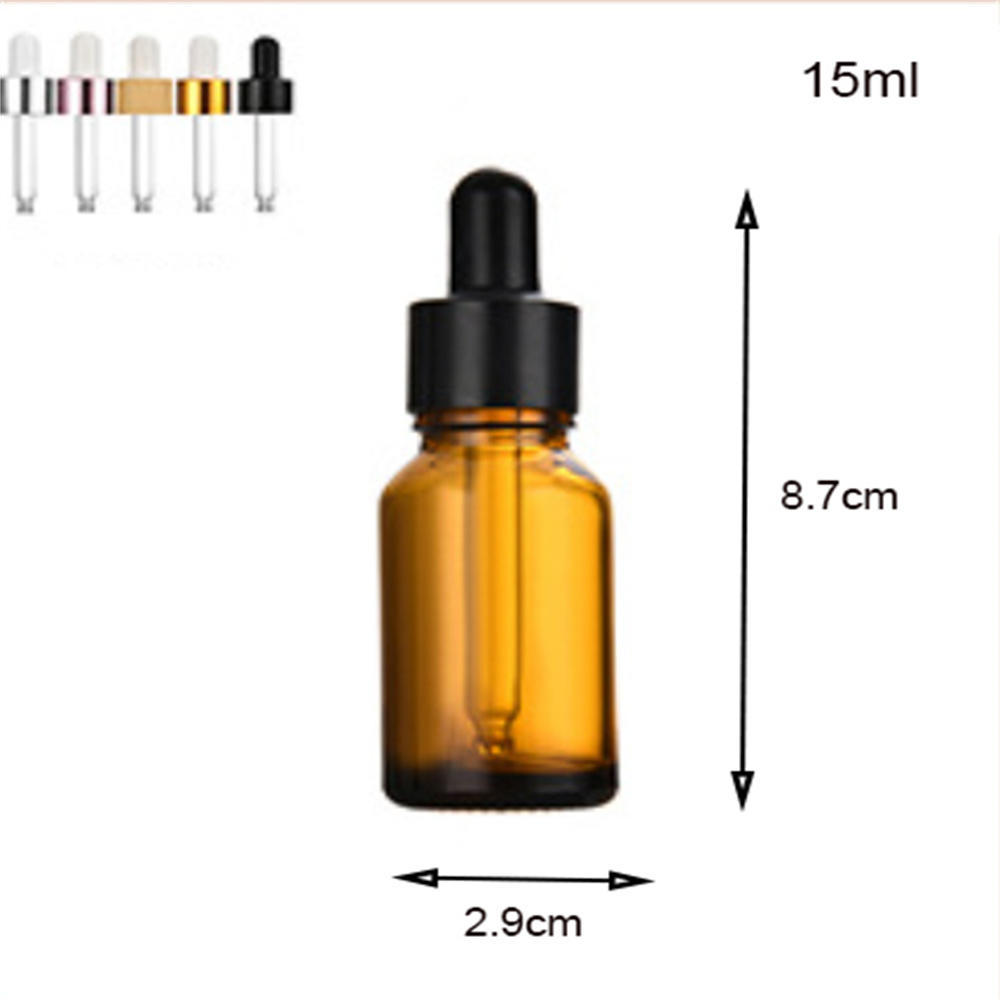 Liquid Brown Drop Bottles Aromatherapy Bottle With Dropper Empty Essential Oil Bottles Aromatherapy Liquid Bottles Refillable Brown Glass Bottles. 