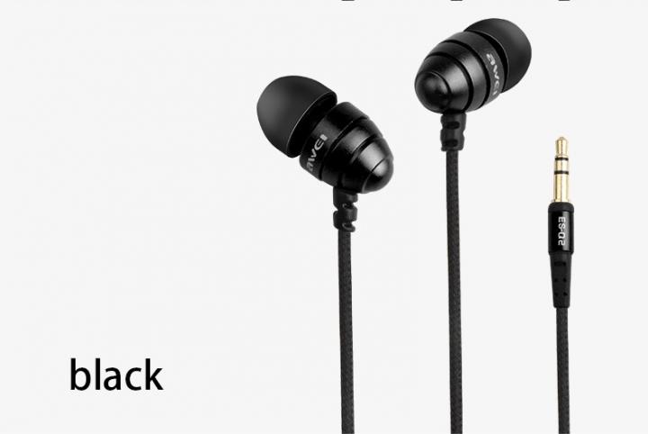 ESQ2 Earphone – Black. 