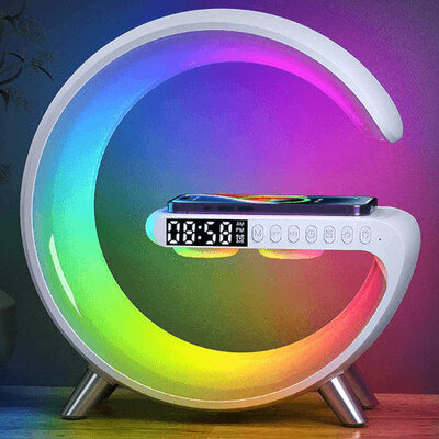 G63 Smart Light Sound Machine Fast Charging Alarm Clock. 