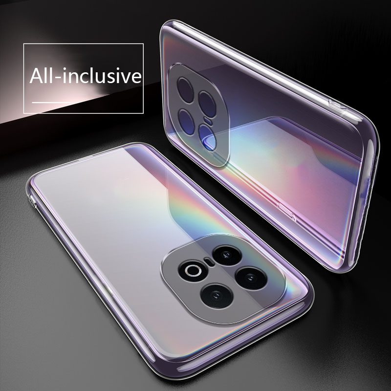 Tokifu For IQOO 13 Back Cover Soft Casing Transparent TPU Simple Case Covers. 