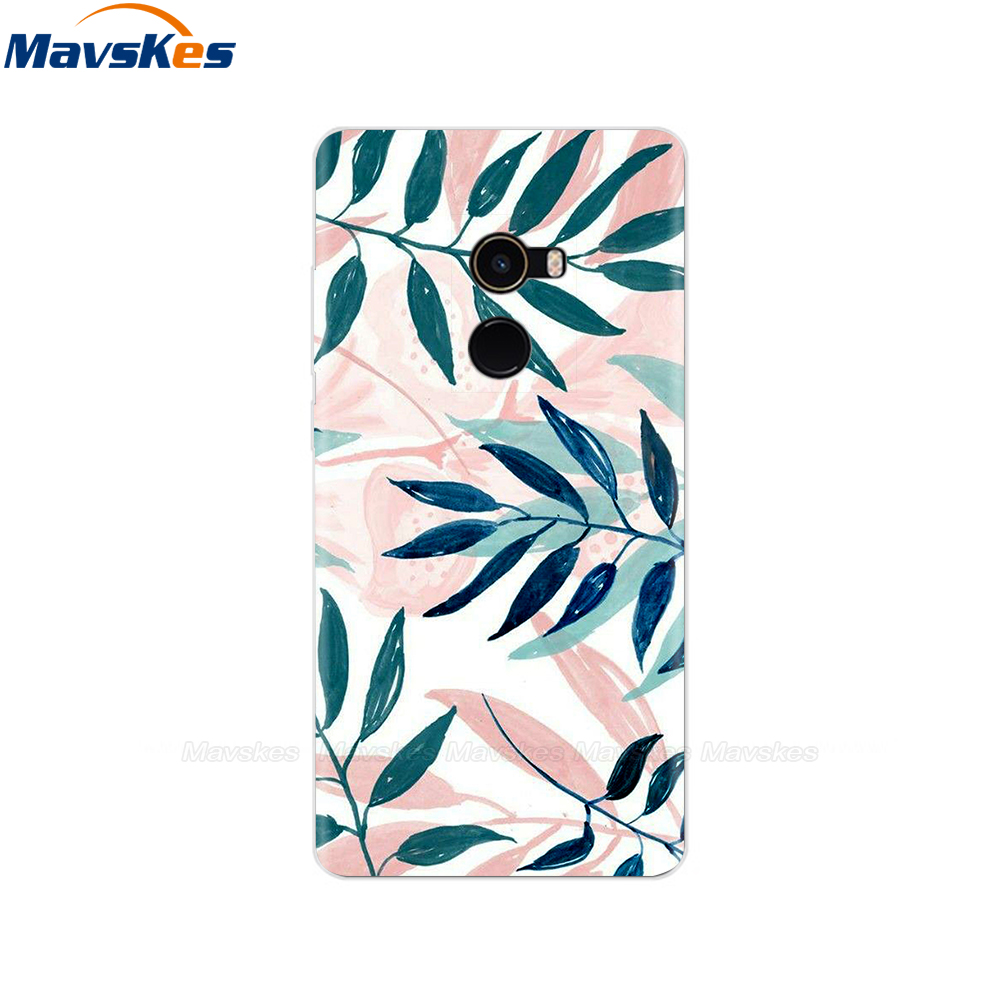 Silicone Cover For Xiaomi Mi Mix 2 Case Mi Mix 2S Back Cover For Xiaomi Mi Mix 2 5.99 Phone Cases Shell Coque Etui Bumper Capa. 