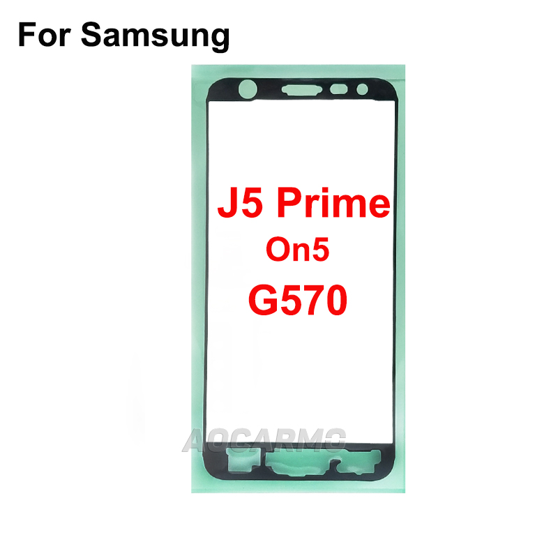 Aocarmo For Samsung Galaxy J5 Prime On5 2016 Frame Adhesive Sticker Glue Tape J7 Prime On7 2016 G570 G610 LCD Screen Adhesive