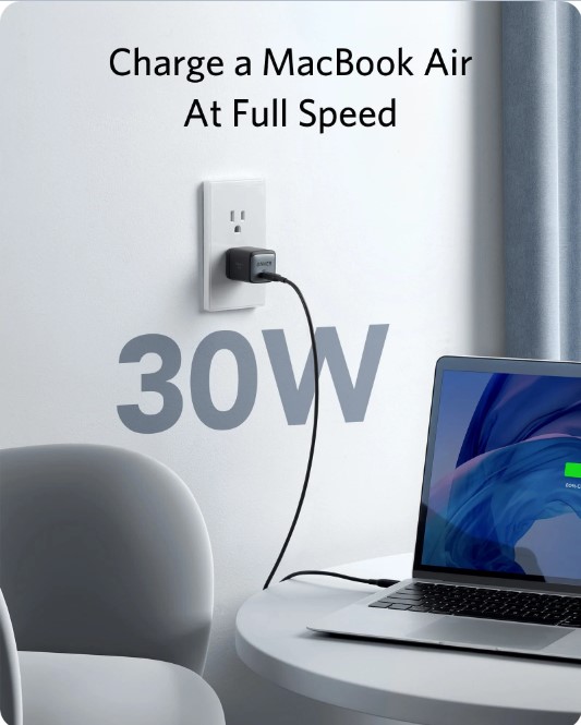 Anker 711 Charger Nano II 30W is a USB C Charger with Anker Nano II 30W Fast Charger Adapter, GaN II Compact Charger. 