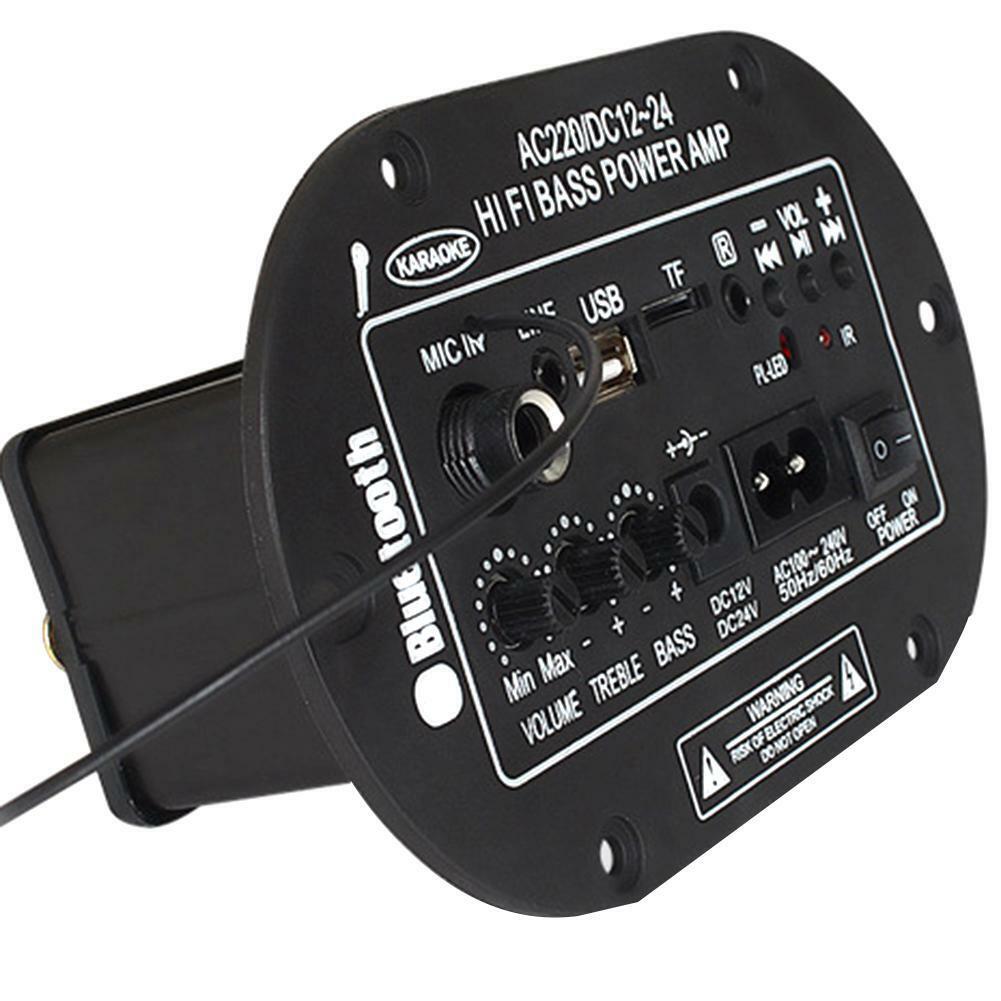 30W Amplifier Board Audio Bluetooth Amplificador USB Dac FM Radio TF Player Subwoofer DIY Amplifiers For Motorcycle Car Home. 