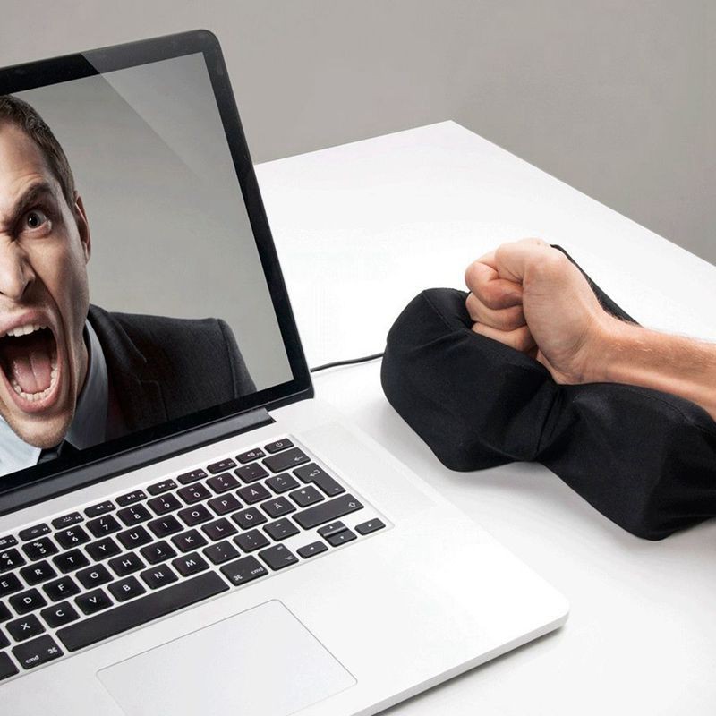Enter Key Pillow, Big USB Enter Button Stress Relief Vent Tools, Unbreakable Rel. 
