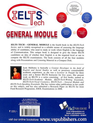 IELTS TECH – GENERAL MODULE by Jyoti Malhotra With CD. 