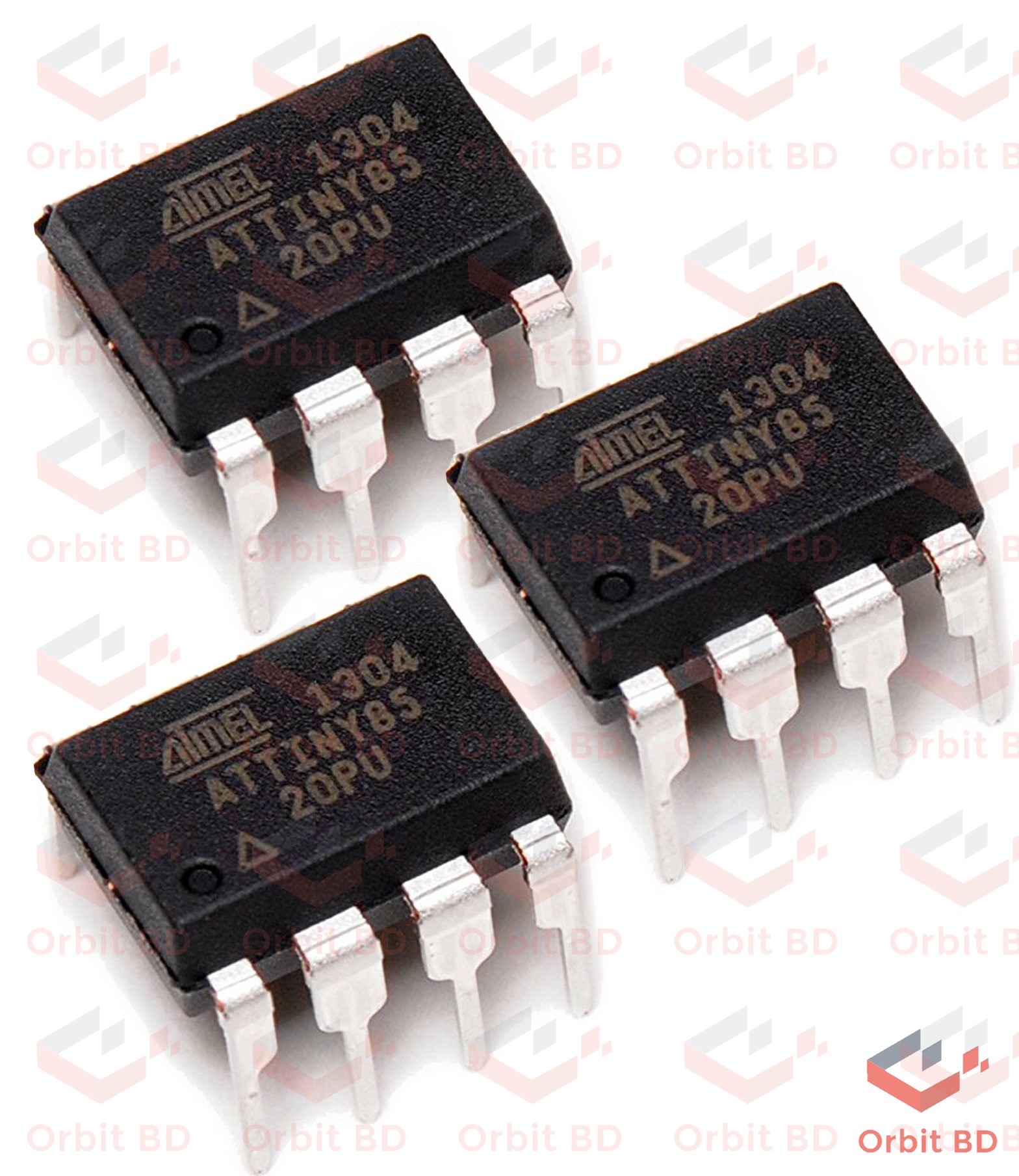 ATtiny85 DIP 8 Through Hole AT Tiny 85 IC A Class. 