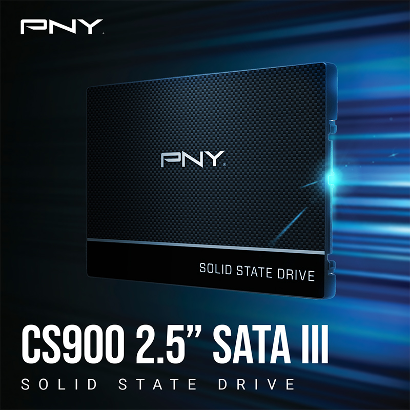 PNY CS900 250GB 2.5-inch SATA III SSD - Sequential Read of up to 535MB/s and Write of up to 500MB/s - 250GB SSD - SSD For Laptop Desktop. 