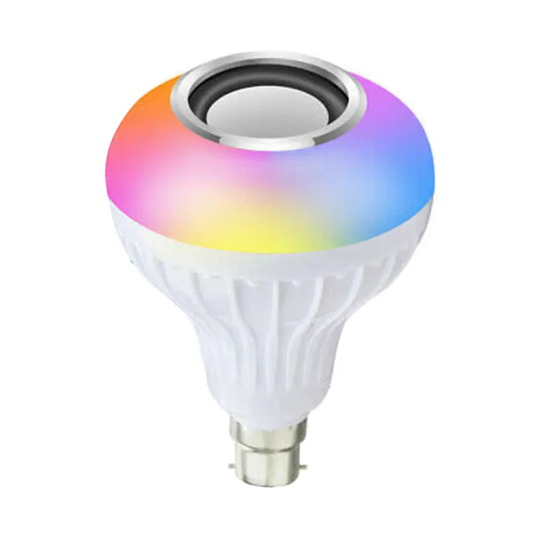 Smart Music Led Light Bulb With Remote Control & Bluetooth Speaker ...