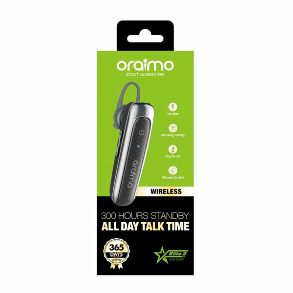 Oraimo Elite 2 OEB-E36S Wireless Bluetooth Earphone with Microphone
