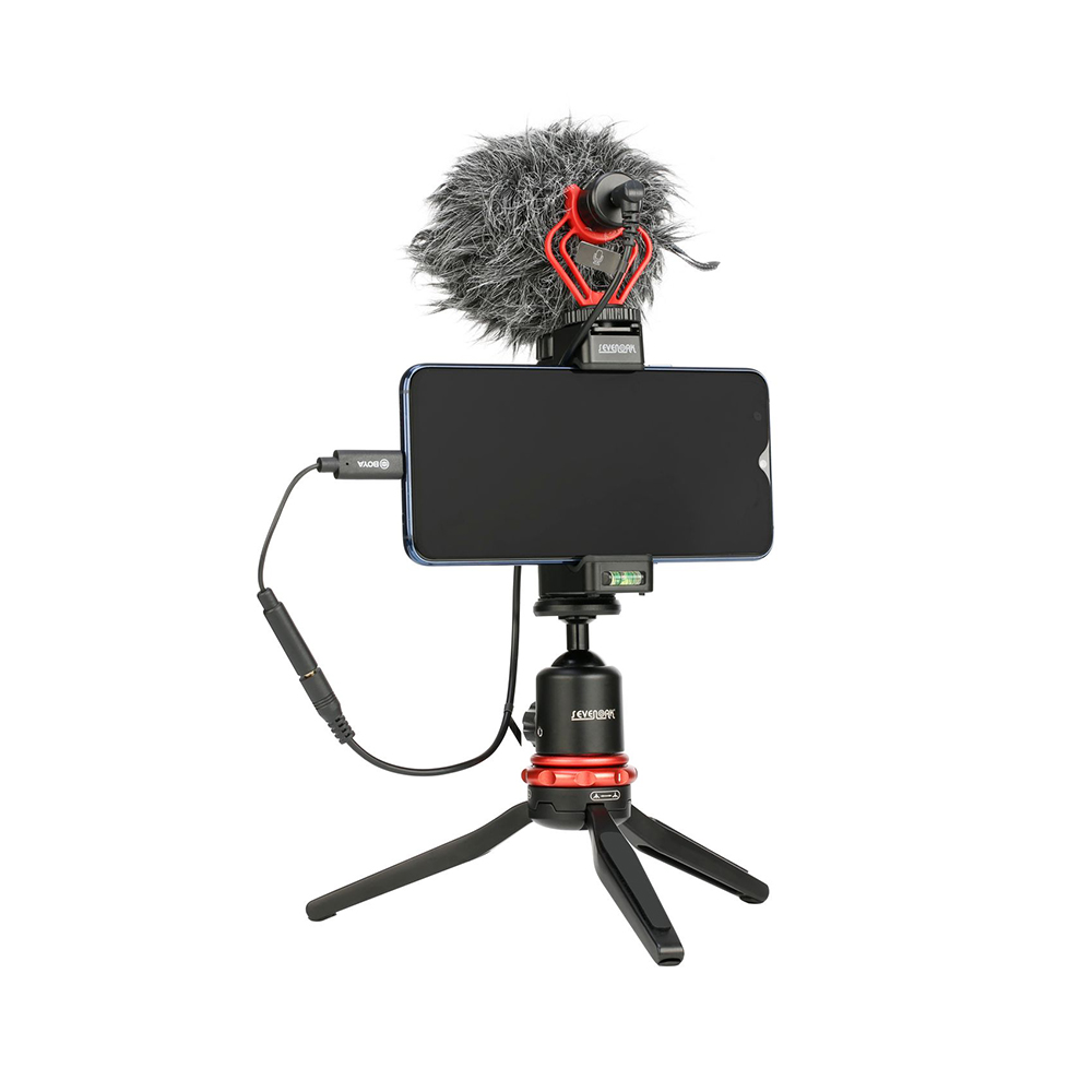 BOYA BY-K4 3.5mm TRS (Female) to Type-C (Male) Audio Microphone Adapter Converter for Android Phones Macbook iPad USB-C Devices. 