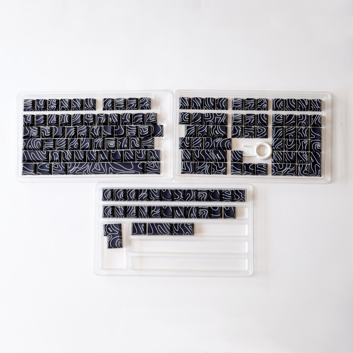 Topographic Side Print PBT Keycap Backlit 5 Side Dye-Sub Cherry Profile Key Cap For Cherry MX Gamer Mechanical Keyboard. 