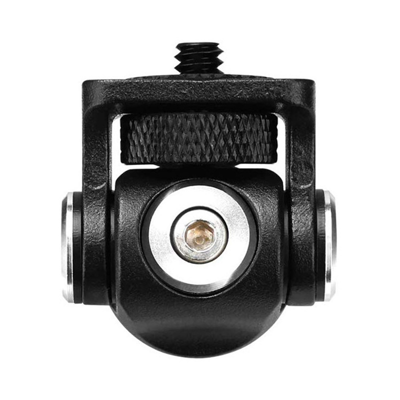 Hot Shoe Adjustable Monitor Mount Camera Tilt 180 Degree with Cold Shoe Mount and Tripod Head. 