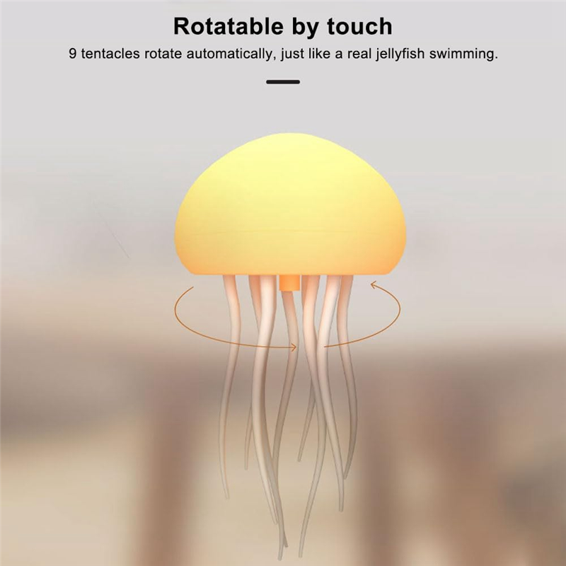 Jellyfish Lamp, Voice Control Jellyfish Lamp with Dancing Legs,. 