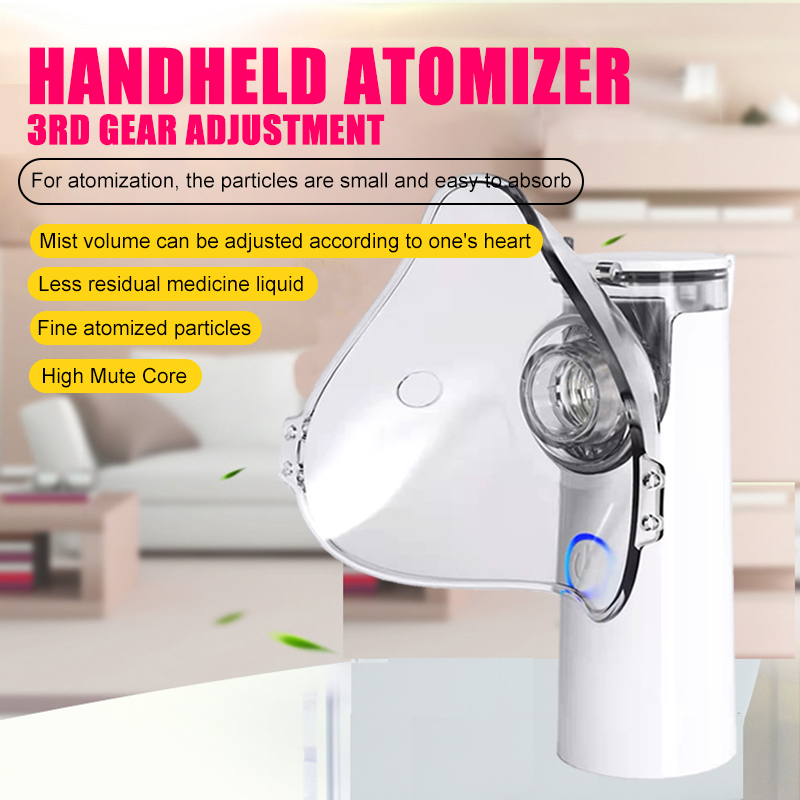 Mesh Portable Nebulizer Silent Mini First Aid Kit Handheld Asthma Inhaler Atomizer Kids Adult Outdoor Saving Emergency Device Demoo. 
