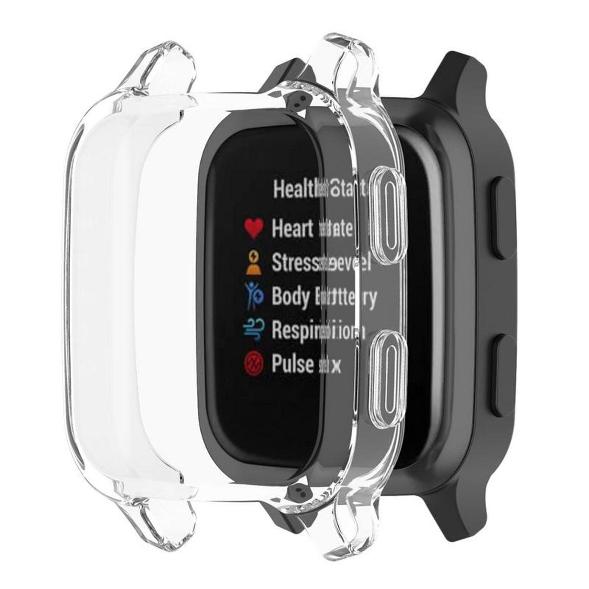 Protection Case For Garmin Venu SQ Smart Watch Plating TPU Soft Cover Full Screen Protector Shell For Garmin Venu Sq 2 Case