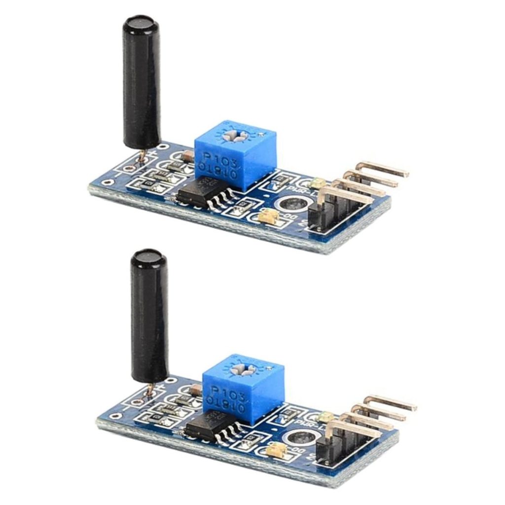 SW-18010P 1801P Vibration Sensor Switches Module DC 3V 5V Normally Open Sensitivity Vibration Sensor Switch Module Alarm Trigger Movement Sensor LM393 Digital Analog For Arduino. 