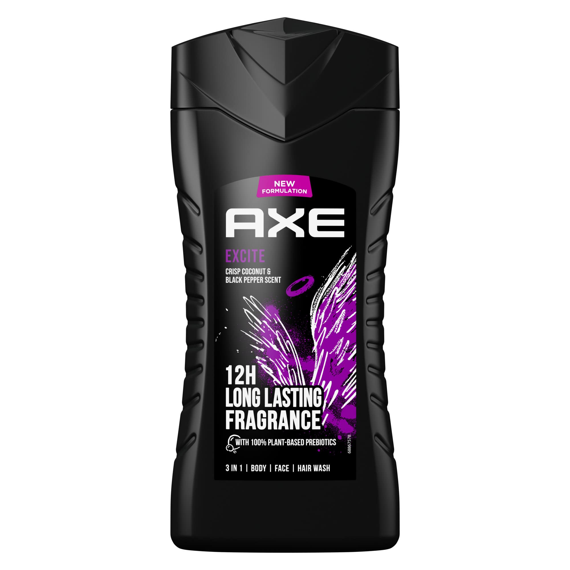 Axe Excite 3-in-1 Shower Gel & Shampoo for Long-Lasting Freshness and  Fragrance Dermatologically Tested 250 ml Pack of 1 : Amazon.de: Beauty