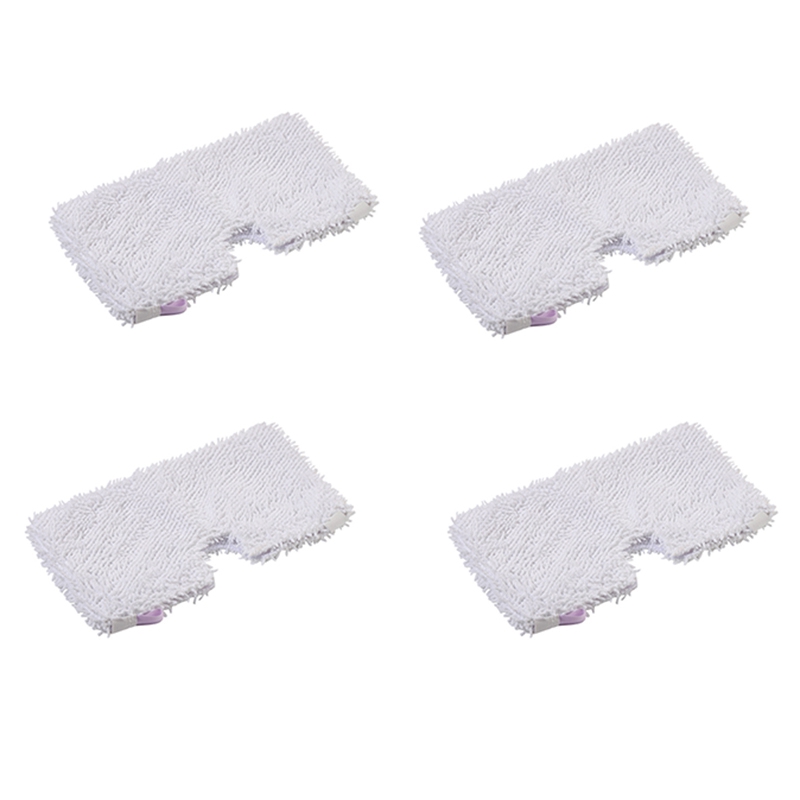 4Pcs Household Microfiber Replacement Cleaning Pads for Steam Pocket Mops S3500 Series,S2901,S2902,S3455K,S3501