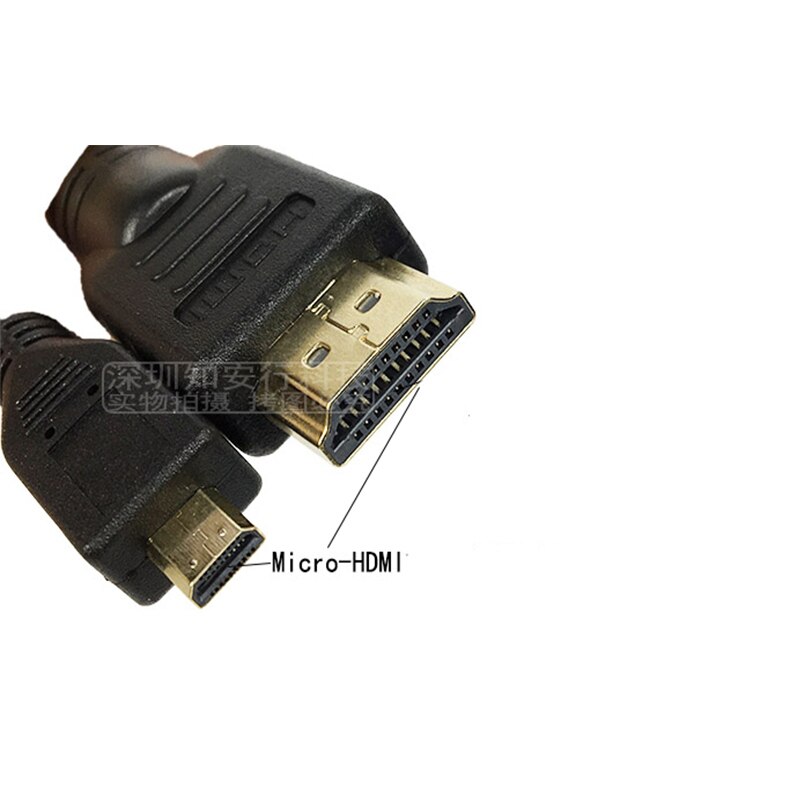 【VisioN Shop】Micro HDMI Cable Data line Xiaomi yi GoPro Hero 7 6 5 4 3+ SJ4000 Xiaomi Yi 4k EKEN H9 Action Camera Accessories. 